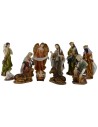 Nativity in sets from 11 subjects cm 20 in resin