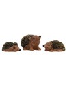 Set of 3 hedgehogs for statues 14-15 cm