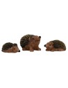 Set 3 ricci per statue 14-15 cm Mondo Presepi