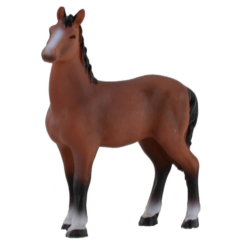 Caballo marrón para estatuas de 8 cm Mundo Pesebres