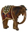 Elefante bardato per statue 9-10 cm Mondo Presepi