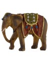 Elefante bardato per statue 12 cm Mondo Presepi