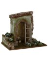 Garden for nativity scene with closet 19.5x14.5x17 cm h for