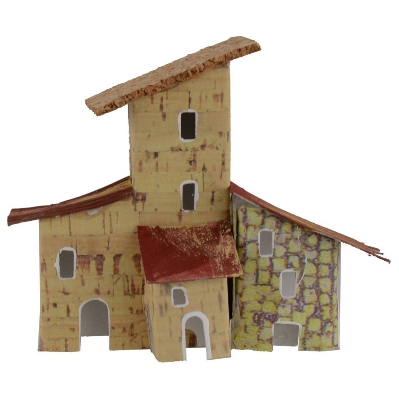 Casetta colonica per presepe cm 12x5,5x10 h Mondo Presepi