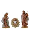 Set Natività 3 pezzi 19 cm Fontanini Mondo Presepi