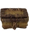 Wicker chest 7.5x5x3.7 cm h.