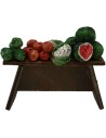 Nativity scene fruit and vegetable counter 6x2x3 cm h