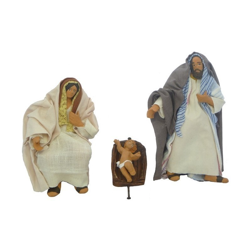 Natividad palestina de 15-16 cm articulada para belén