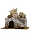 Palestinian village on two floors cm 37,5x31x31, 5 h