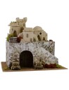 Palestinian village on two floors cm 37,5x31x31, 5 h