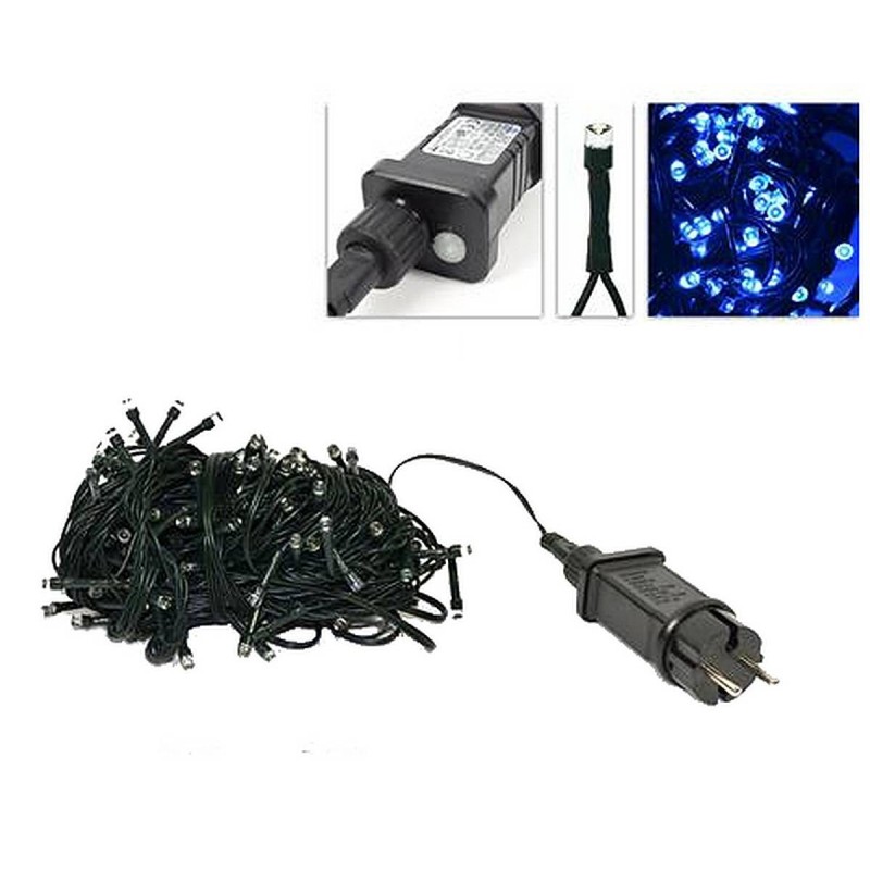 180 blue led chain with light effects for outdoor and indoor