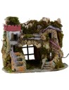 Presepe con fontana funzionante e grotta cm 37,5x27x30 h Mondo