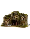 Illuminated crib complete with Nativity Landi cm 10 with