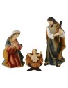 Nativity 3 subjects cm 14 in resin