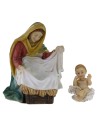 Natività 3 soggetti in resina serie 10 cm Mondo Presepi