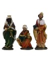 Set 10 figures 7 cm Nativity scene, Magi, angel and camel