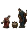 Set 10 figures 7 cm Nativity scene, Magi, angel and camel