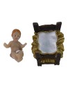 Set 10 figures 7 cm Nativity scene, Magi, angel and camel