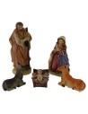 Nativity 5 subjects in resin series 11 cm