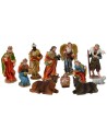 Set Natività 11 personaggi in resina serie 20 cm