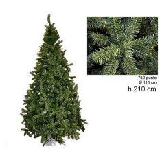 Albero di Natale pino imperatore 210 cm rami 750