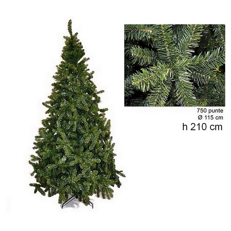 Árbol de Navidad pino emperador 210 cm ramas 750 Mundo Pesebres