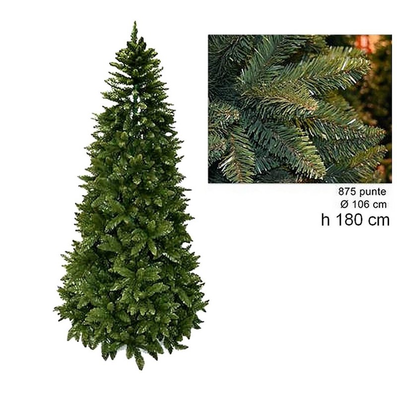 Albero di Natale pino Everest 180 cm rami 875 Mondo Presepi