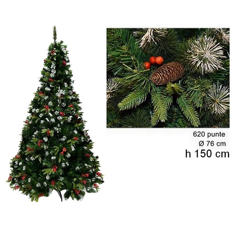 Árbol de Navidad Dalia 150 cm ramas 620 Mundo Pesebres