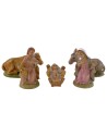 Natividad 8 figuras serie 8 cm en PVC Mundo Pesebres