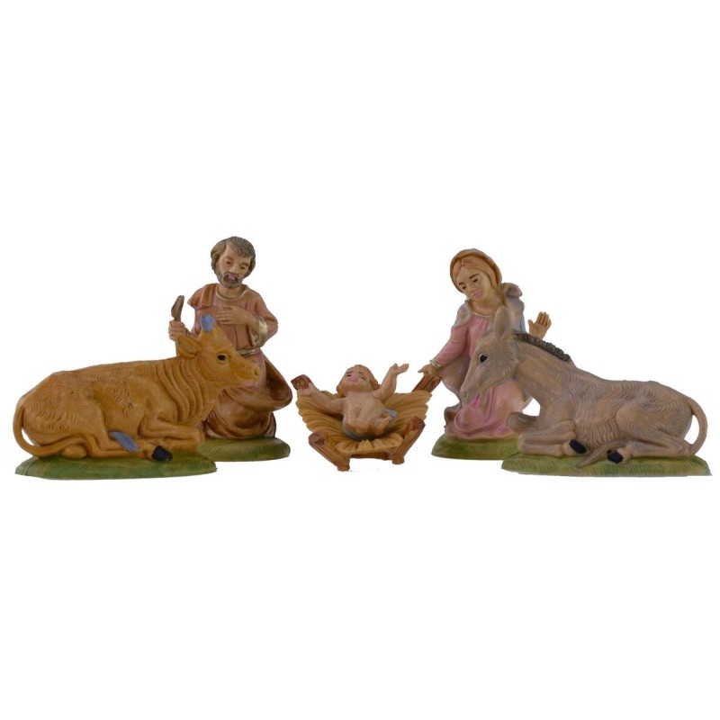 Natividad 5 sujetos serie 9 cm en pvc Mundo