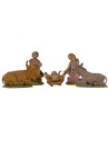 Nativity 5 subjects series 9 cm in pvc