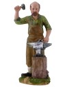 20 cm resin blacksmith