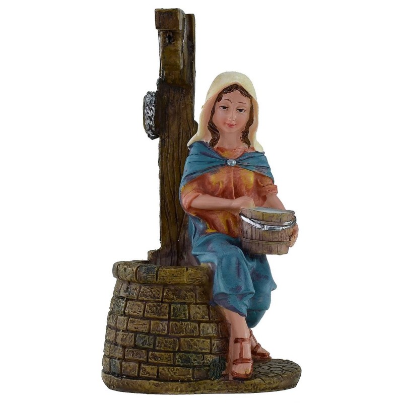 Woman at the well 20 cm series in resin
