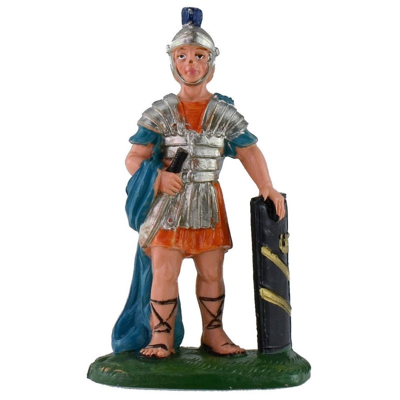 Centurione con spada e scudo cm 8 in pvc Mondo Presepi
