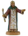 Rey Herodes 10 cm en pvc lux Mundo Pesebres