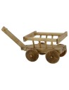 Wooden wagon 11.5x4x4 h