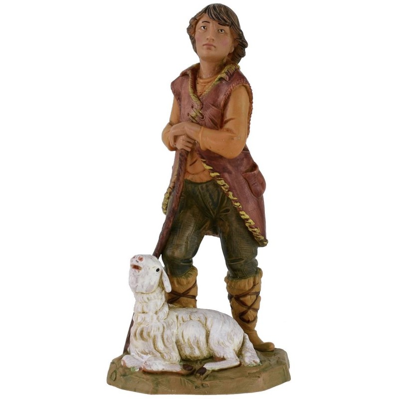 Shepherd with sheep 12 cm Fontanini