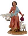 Shepherdess with goats 12 cm Fontanini