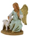 Sitting angel with sheep 12 cm series Fontanini