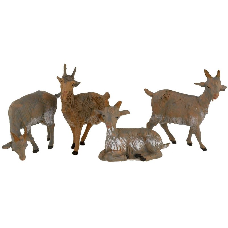 Set 4 goats 19 cm Fontanini series