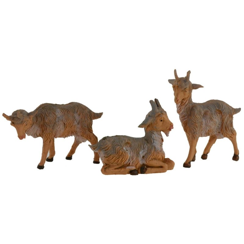 Conjunto de 3 cabras serie 10 cm Fontanini Mundo Belenes