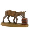 Donkey with manger for statues 10 cm Fontanini