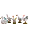 Set 12 fowl series 10 cm Fontanini