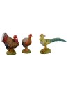 Set 12 fowl series 10 cm Fontanini