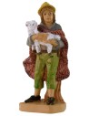Shepherd with lamb lux 12 cm in pvc lux