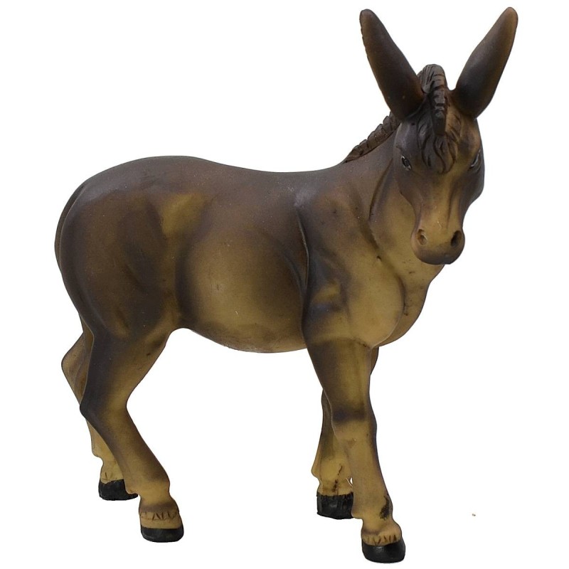 Burro de resina cm 14x16 h Mundo Pesebres