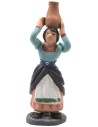 Woman with amphora on her head 10 cm