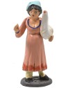 Peasant woman with goose 10 cm