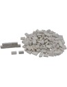 White granite effect bricks 10x6x3 mm, bag 150 pieces