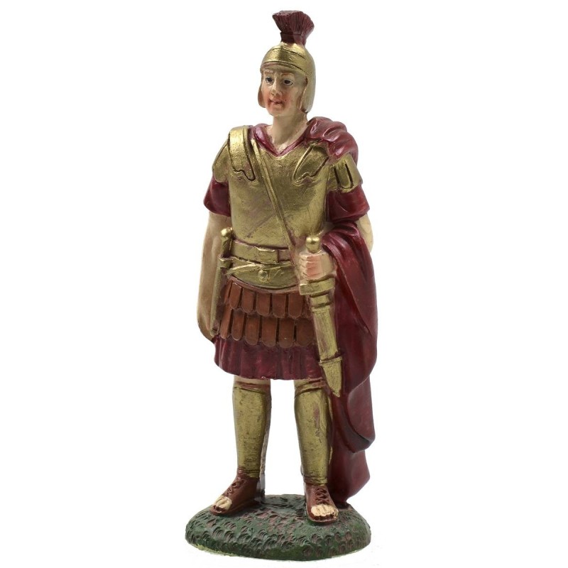 Roman soldier with sword in painted resin 10 cm Landi economic